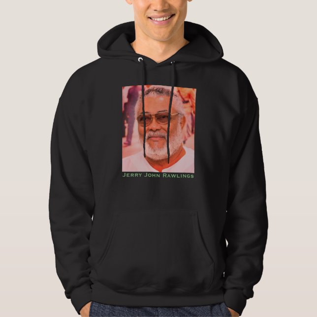 Jerry Rawlings, J.J. Rawlings, Präsident von Ghana Hoodie (Vorderseite)
