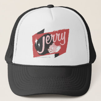 Jerry Red and Black Logo Truckerkappe