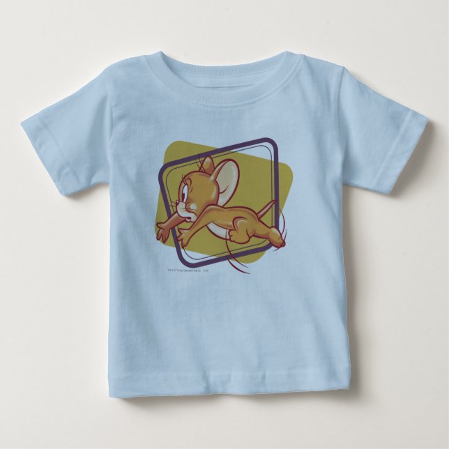 Jerry Running Scared Baby T-shirt (Vorderseite)