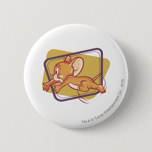 Jerry Running Scared Button (Vorderseite)