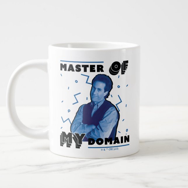 Jerry Seinfeld | Master of My Domain Jumbo-Tasse (Links)