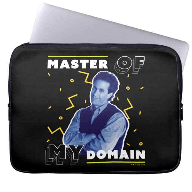 Jerry Seinfeld | Master of My Domain Laptopschutzhülle (Vorderseite)