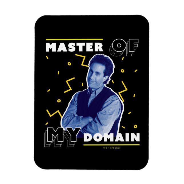 Jerry Seinfeld | Master of My Domain Magnet (Vertikal)