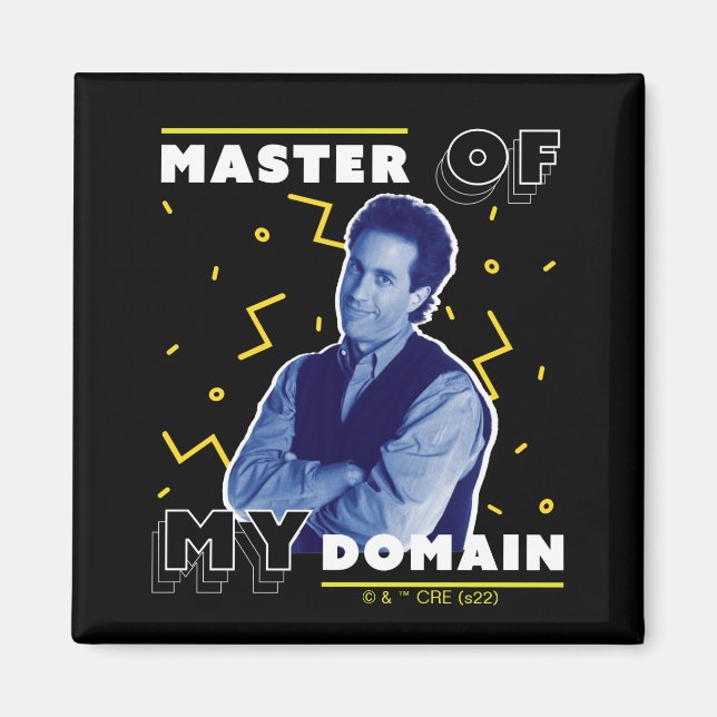 Jerry Seinfeld | Master of My Domain Magnet (Vorne)