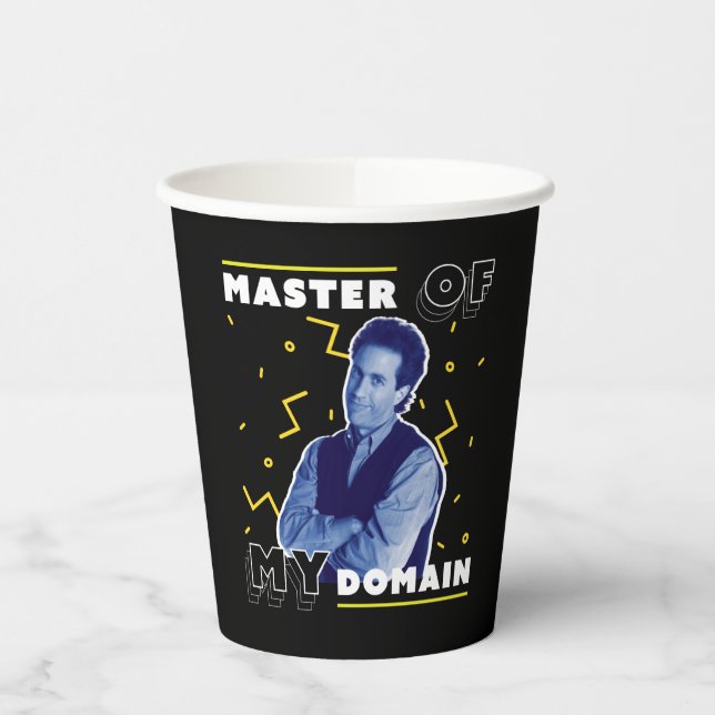 Jerry Seinfeld | Master of My Domain Pappbecher (Links)