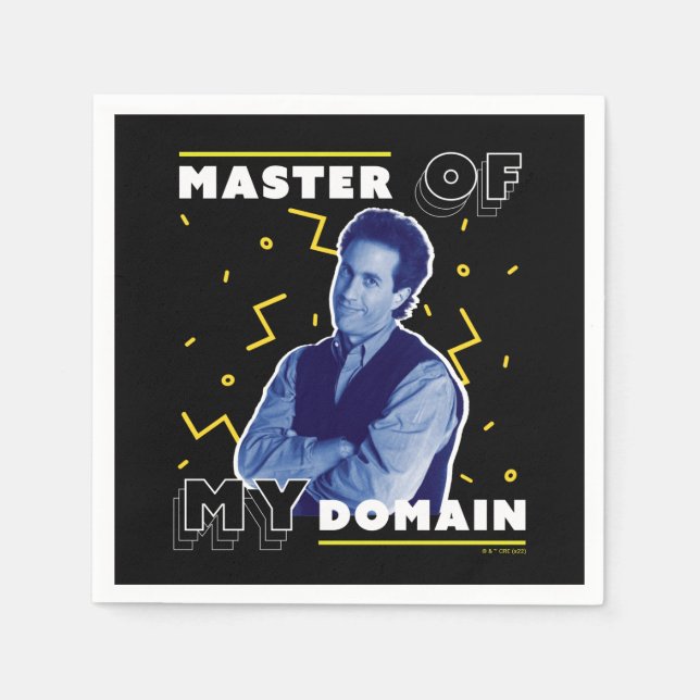 Jerry Seinfeld | Master of My Domain Serviette (Vorderseite)