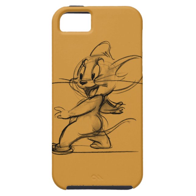 Jerry Side Sketch Case-Mate iPhone Hülle (Rückseite)