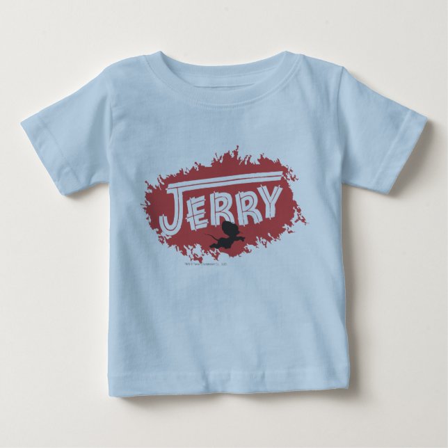 Jerry-Silhouette-Logo Baby T-shirt (Vorderseite)