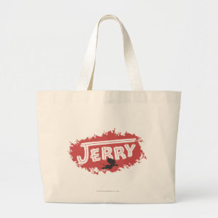 Jerry-Silhouette-Logo Jumbo Stoffbeutel