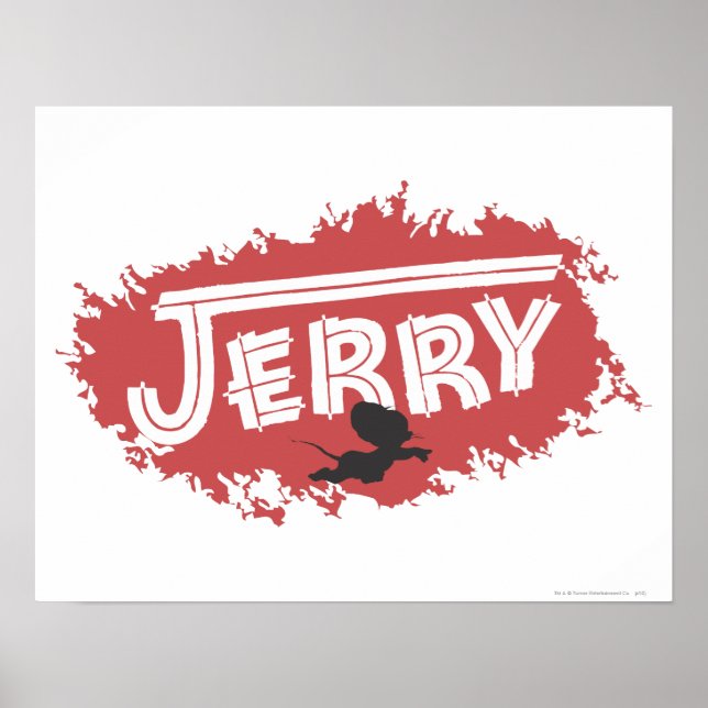 Jerry-Silhouette-Logo Poster (Vorne)