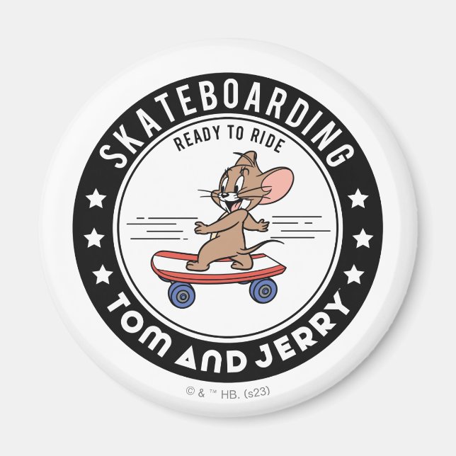 Jerry Skateboarding - Reitbereit Magnet (Vorne)