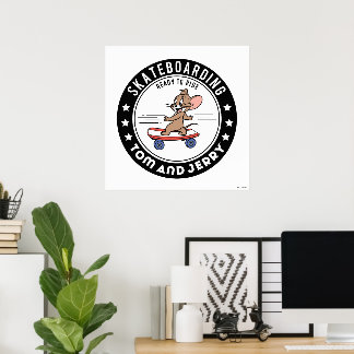 Jerry Skateboarding - Reitbereit Poster