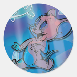 Jerry Trippy Fish Runder Aufkleber