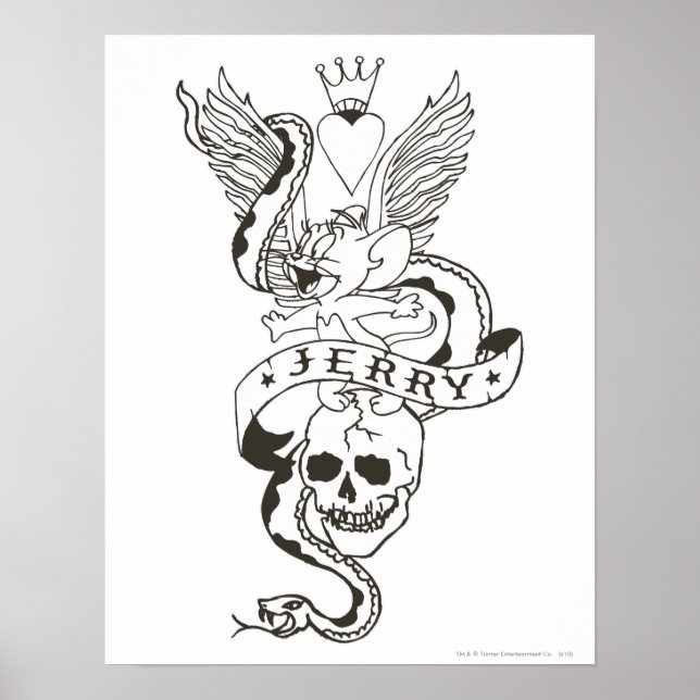 Jerry Twisted Tattoo 1 Poster (Vorne)
