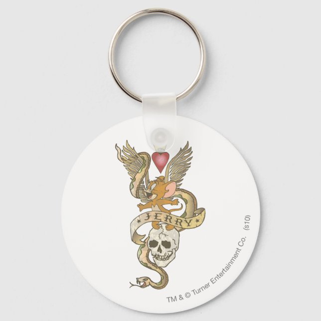 Jerry Twisted Tattoo 2 Schlüsselanhänger (Vorderseite)