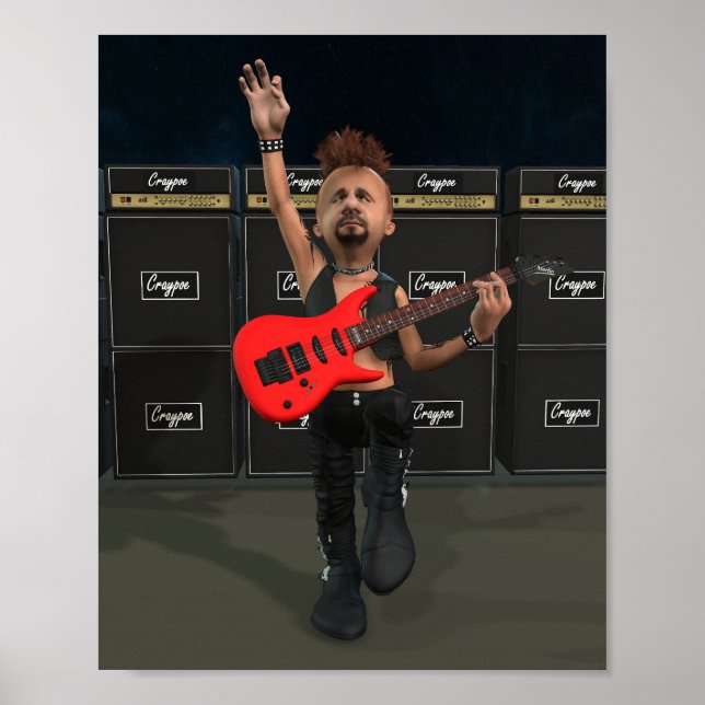 Jerry von den Punksters. Poster (Vorne)