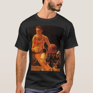 Jerry West Vintage-Design von Basketball 3 T-Shirt