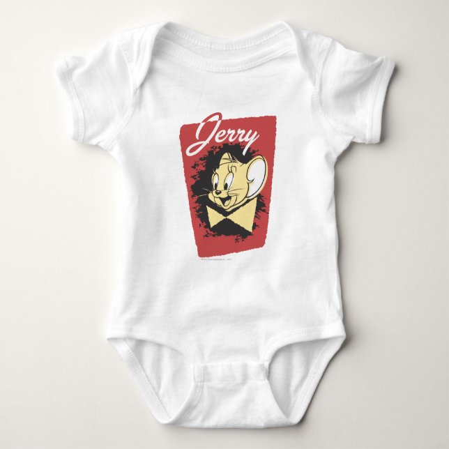 Jerry Yellow Botiw Logo Baby Strampler (Vorderseite)