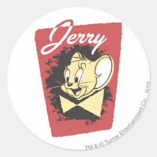 Jerry Yellow Botiw Logo Runder Aufkleber