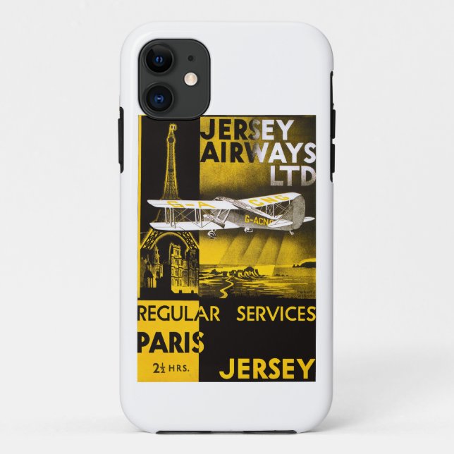 Jersey Airways Case-Mate iPhone Hülle (Rückseite)