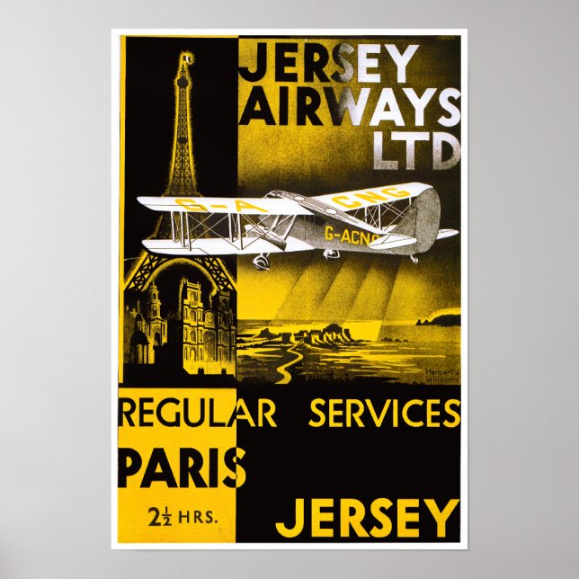 Jersey Airways Poster (Vorne)