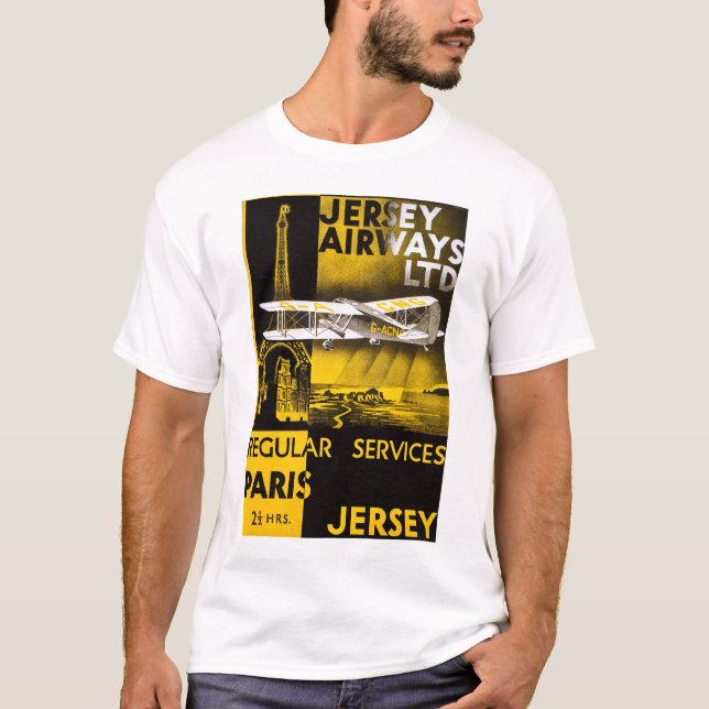 Jersey Airways T-Shirt (Vorderseite)
