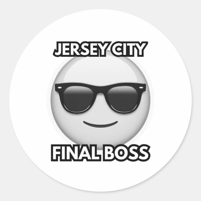 Jersey City Final Boss Sticker (Vorderseite)