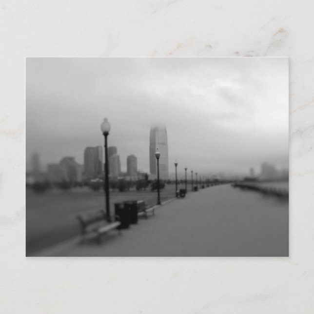 Jersey City From Liberty Staat Park Postkarte (Vorderseite)