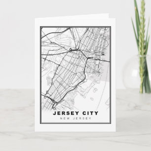 Jersey City Map Karte