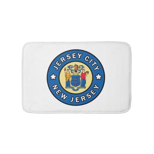 Jersey City New Jersey Badematte (Vorderseite)