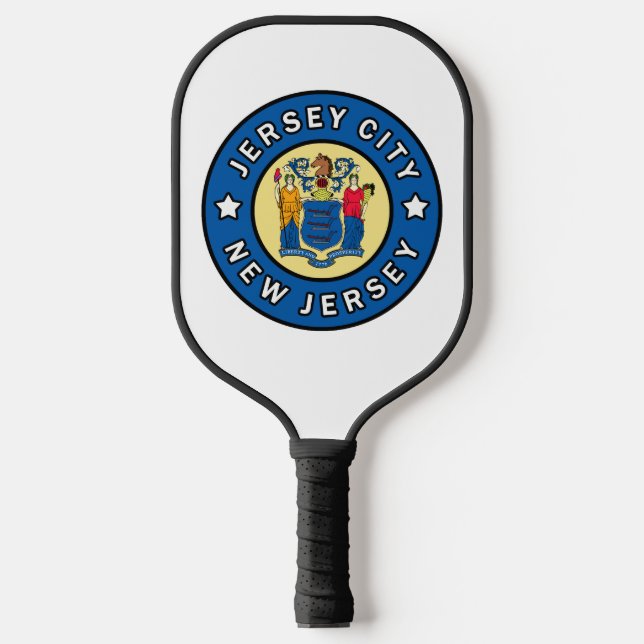 Jersey City New Jersey Pickleball Schläger (Vorderseite)