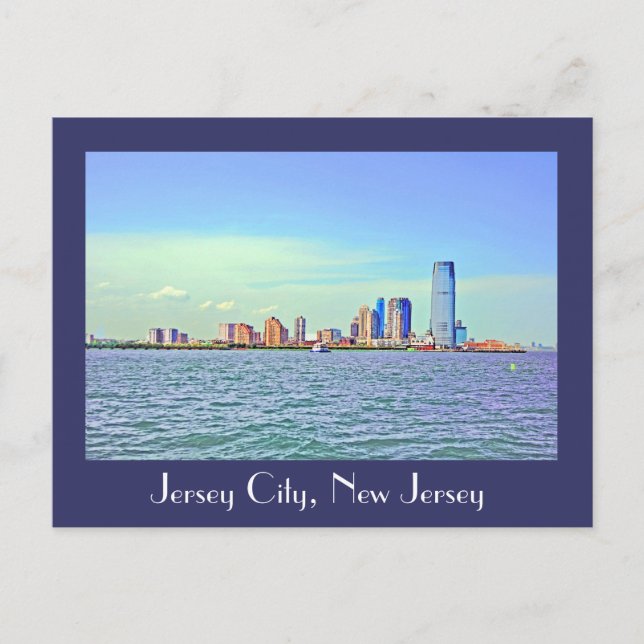 Jersey City, New Jersey, USA Postkarte (Vorderseite)