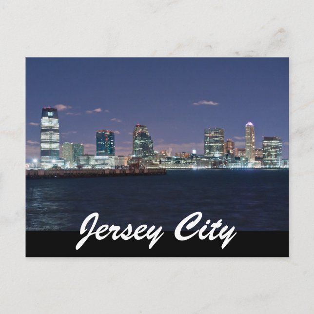 Jersey City Postkarte (Vorderseite)