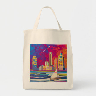 Jersey City Skyline Tasche