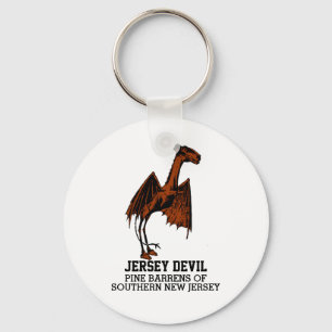 Jersey Devil Creature Cryptid Customizable Text Ke Schlüsselanhänger