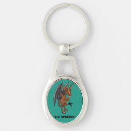Jersey Devil "J.D. Wozzle" Cryptid Schlüsselanhänger