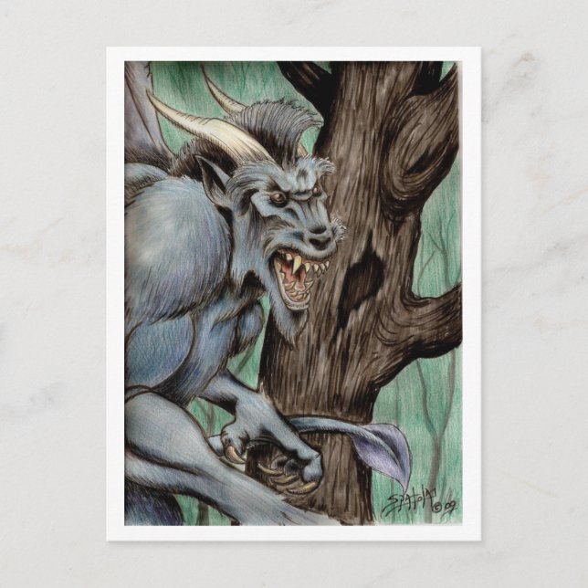Jersey Devil Postcard Postkarte (Vorderseite)