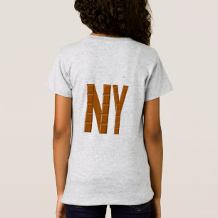 Jersey End Night Girl SCHOKOLADE NEW YORK T-Shirt