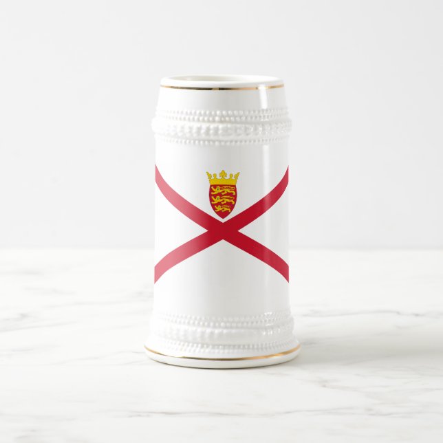 Jersey Flag Bierglas (Mittel)