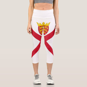 Jersey Flag Capri Leggings