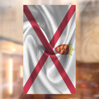 Jersey Flag Fensteraufkleber