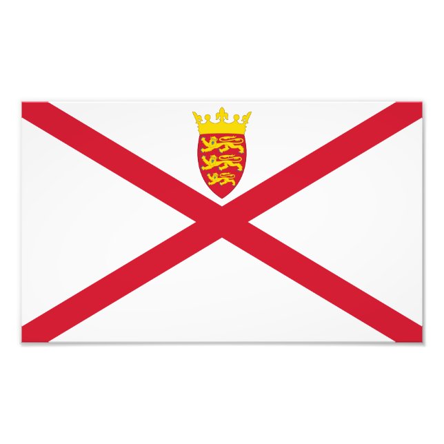 Jersey Flag Fotodruck (Vorne)