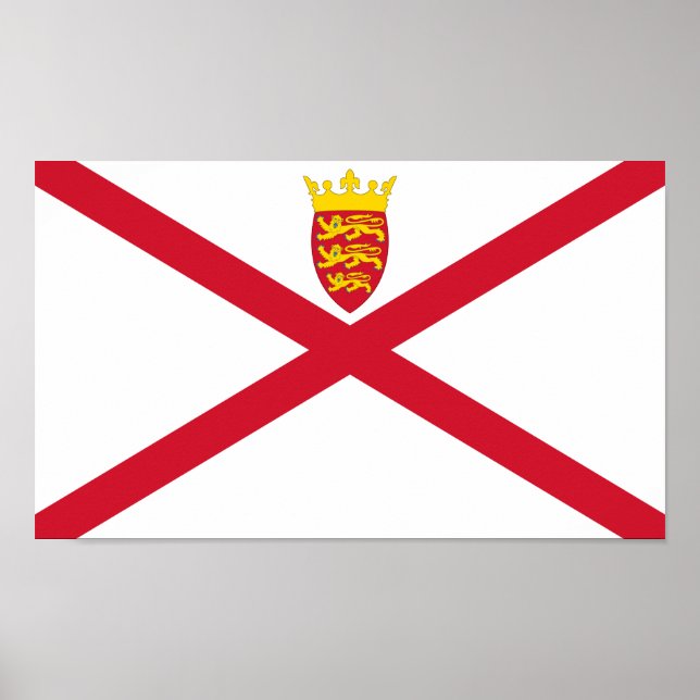 Jersey Flag Poster (Vorne)
