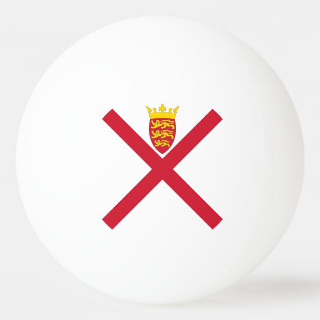 Jersey Flag Tischtennisball (Vorderseite)