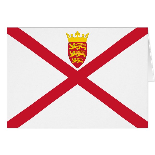 Jersey-Flagge (Vorderseite (Horizontal))