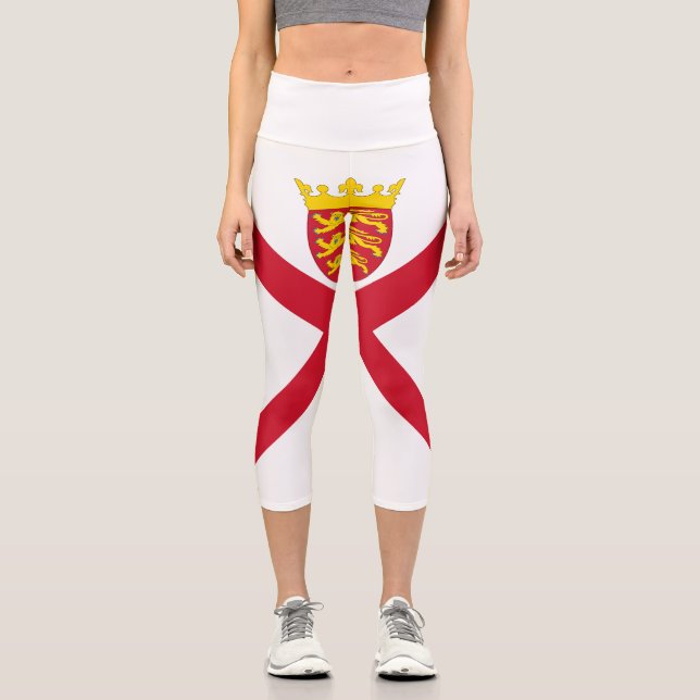 Jersey-Flagge Capri Leggings (Vorderseite)