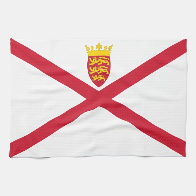 Jersey-Flagge Geschirrtuch (Horizontal)