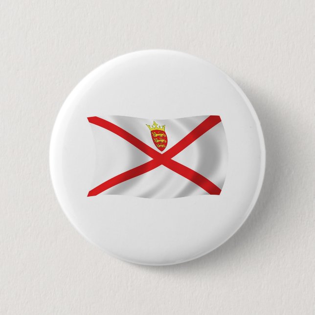 Jersey-Flagge Knopf Button (Vorderseite)