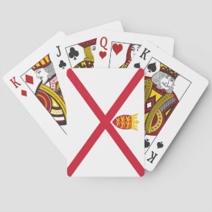 Jersey-Flagge Spielkarten