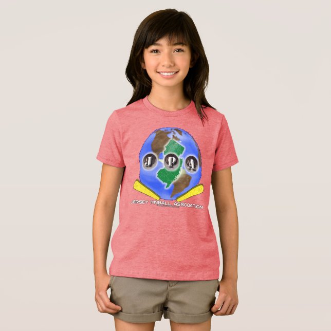 Jersey-Flipperautomat-Vereinigungs-Liga-T - Shirt (Vorderseite Voll)